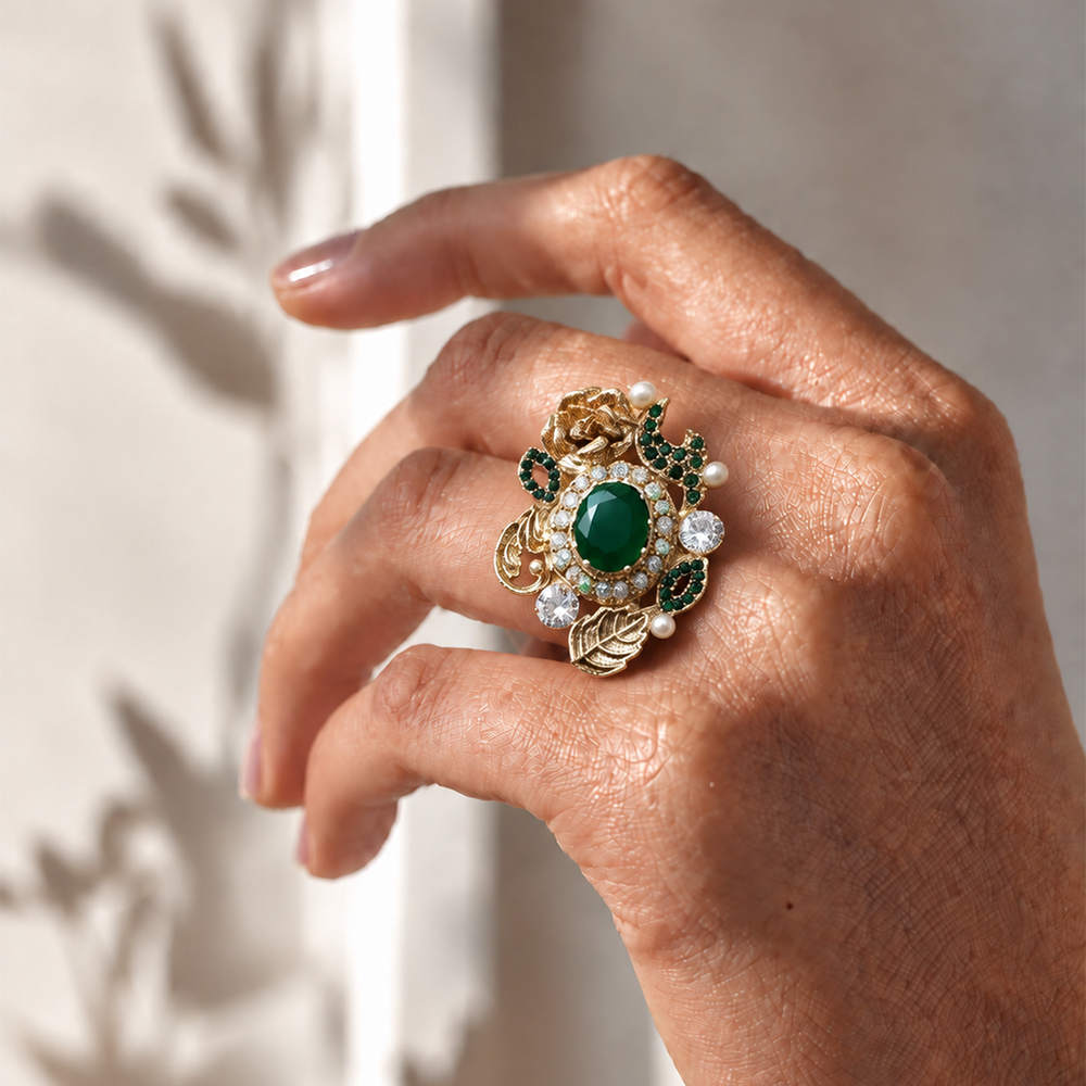 Amazon stone ring