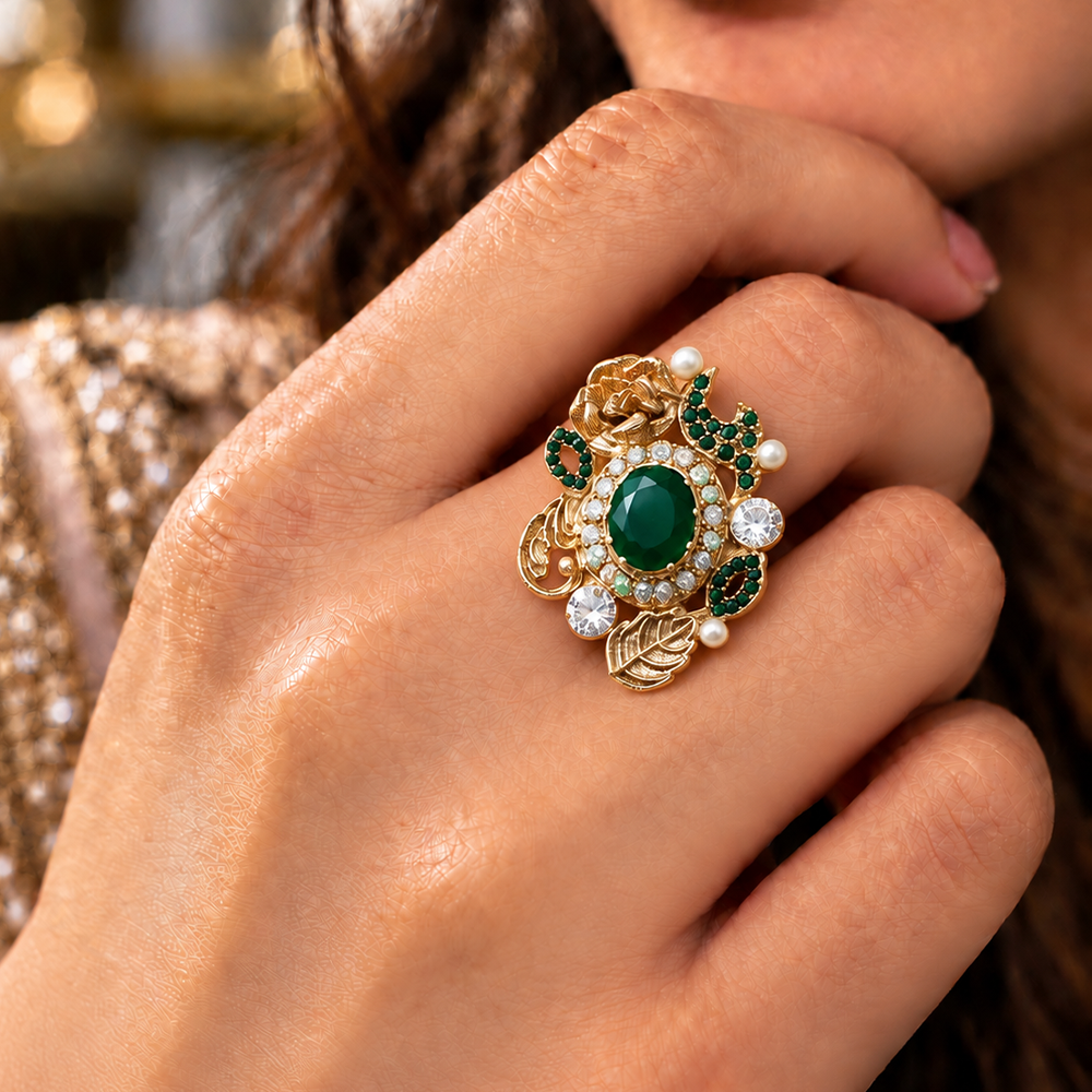 Amazon stone ring