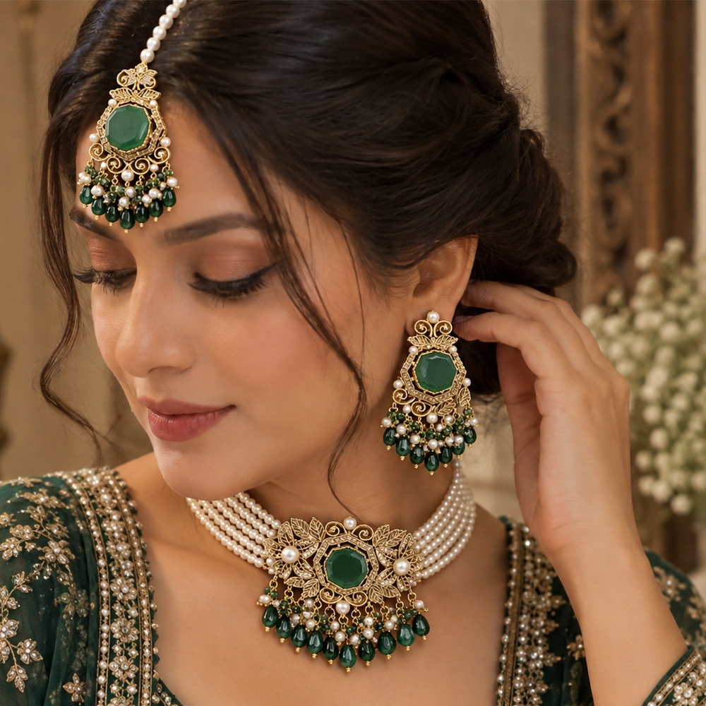 zeenat half choker