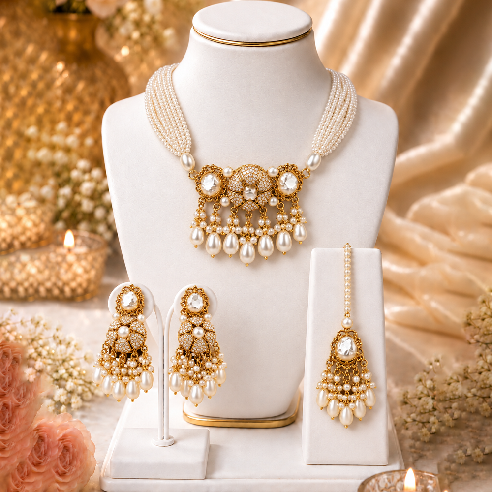 gulnaar white nagina choker