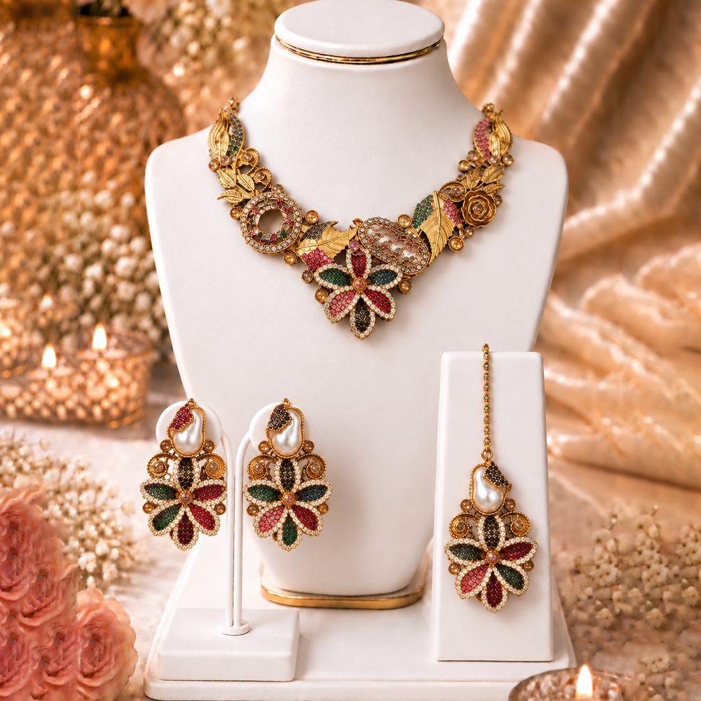 Turkish Multi Full Collar set