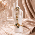 Green rose pearl harness