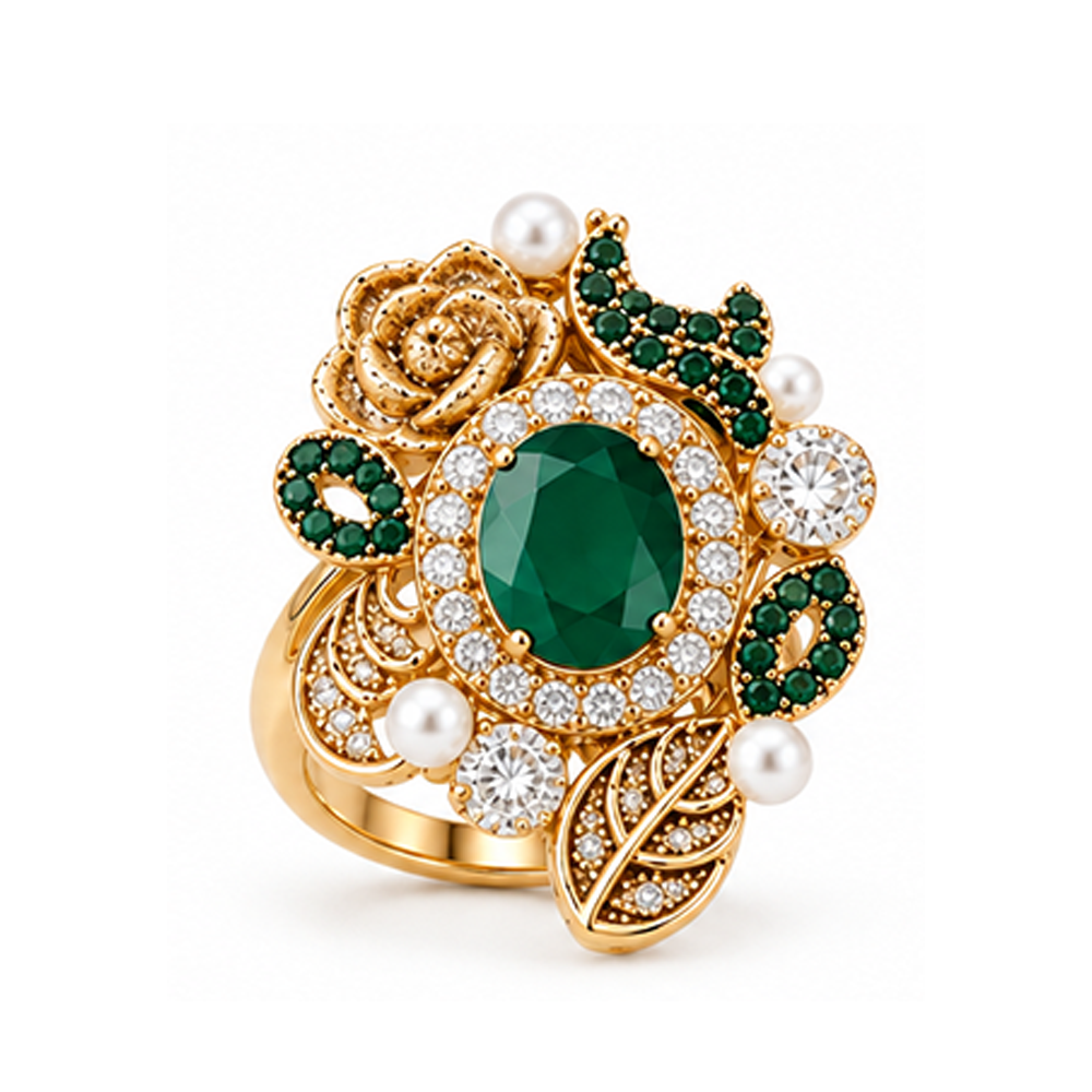 Amazon stone ring