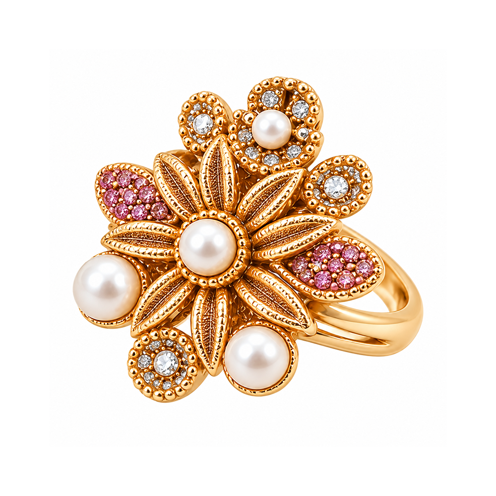 Bloom flower ring