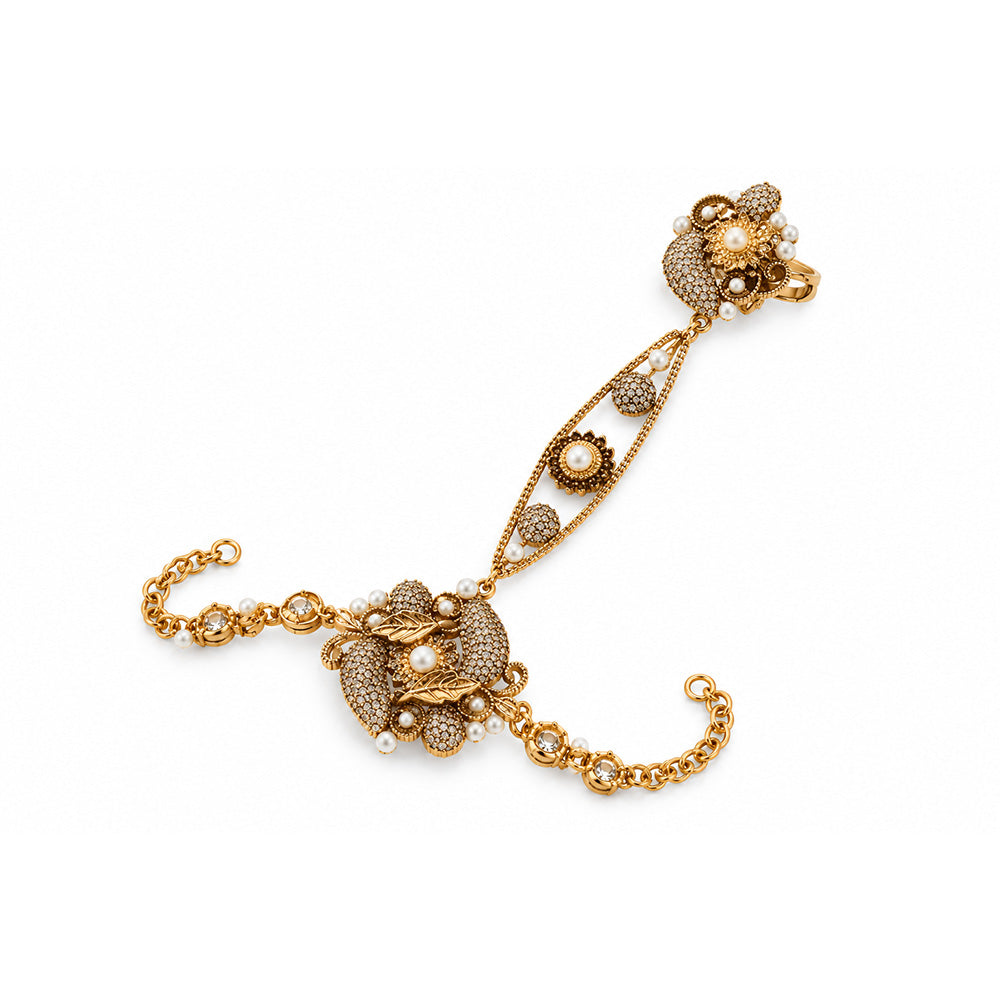 white rose pearl harness