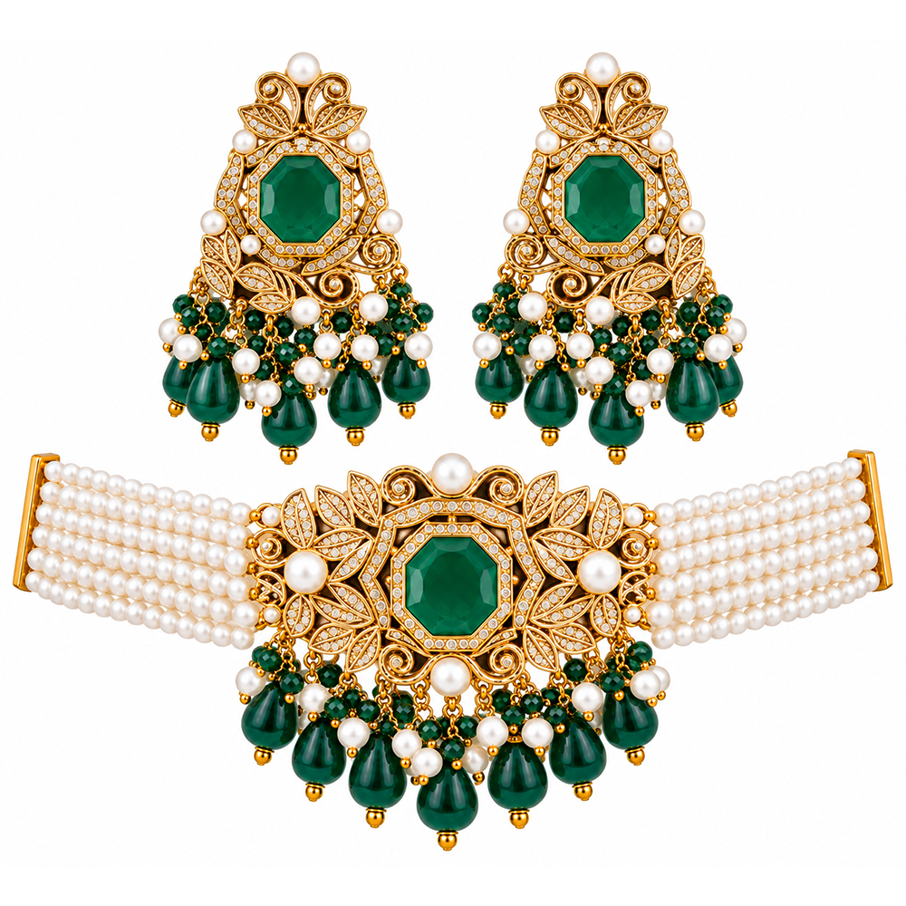 zeenat half choker