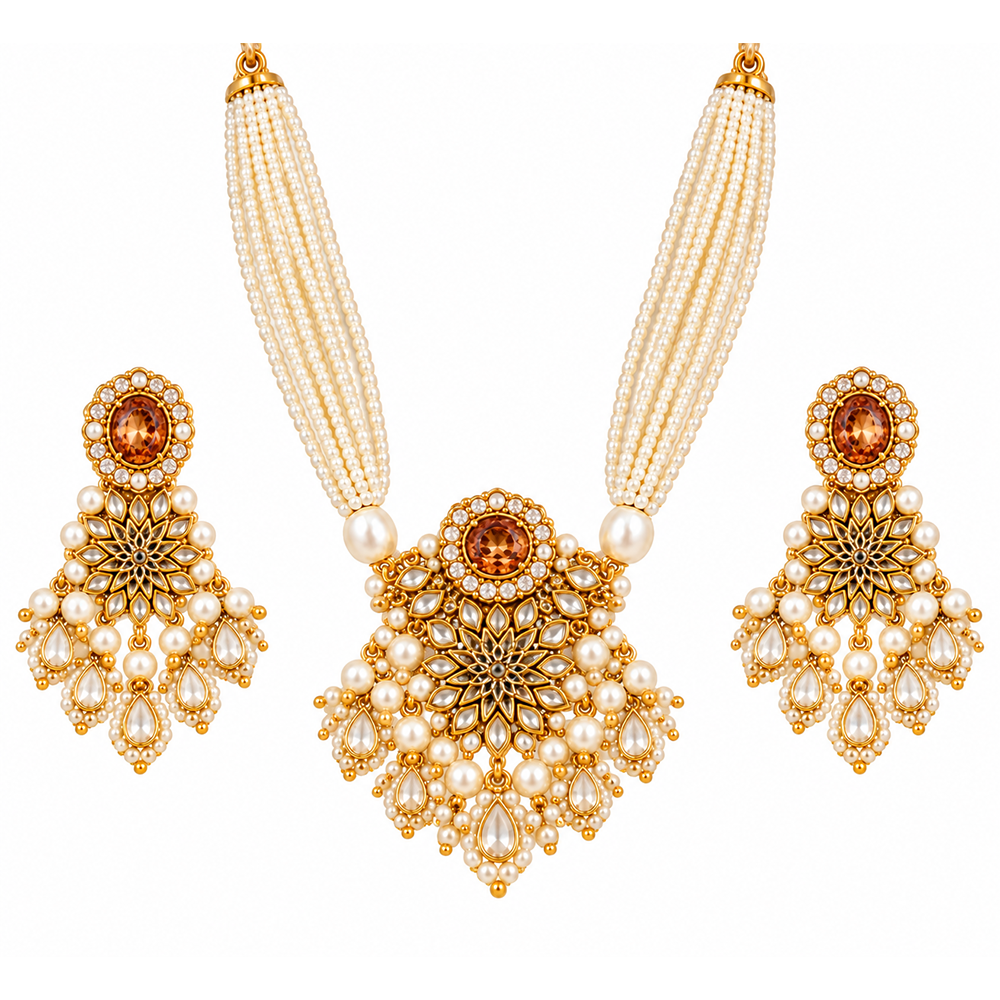 gulnaar champagne choker
