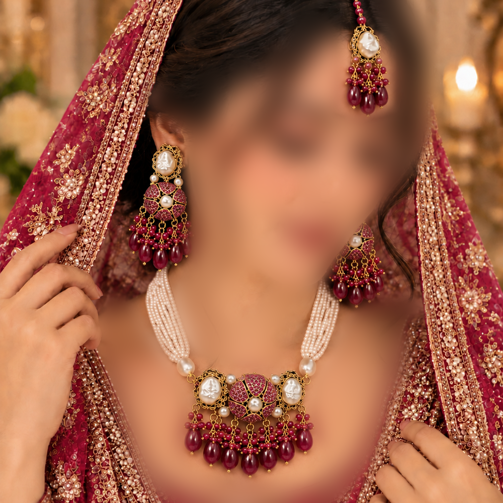 gulnaar red nagina choker