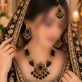 gulnaar black pearl choker