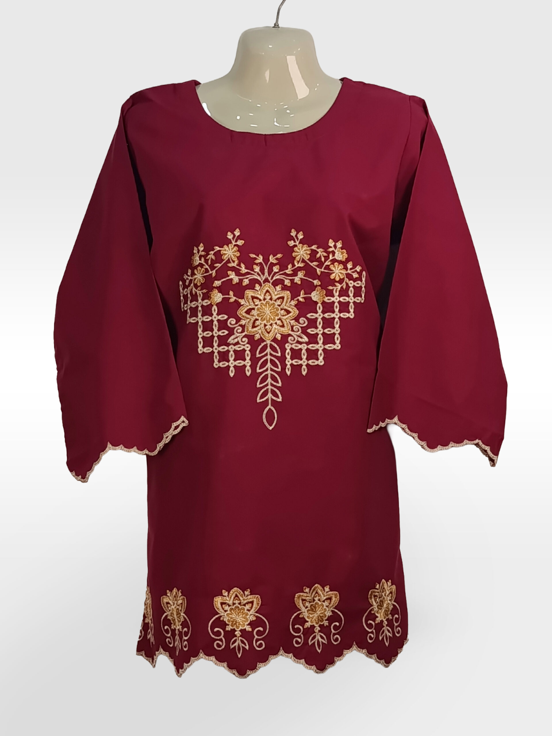 Cotton Embroidered Kurti ZZMEP1P-25108