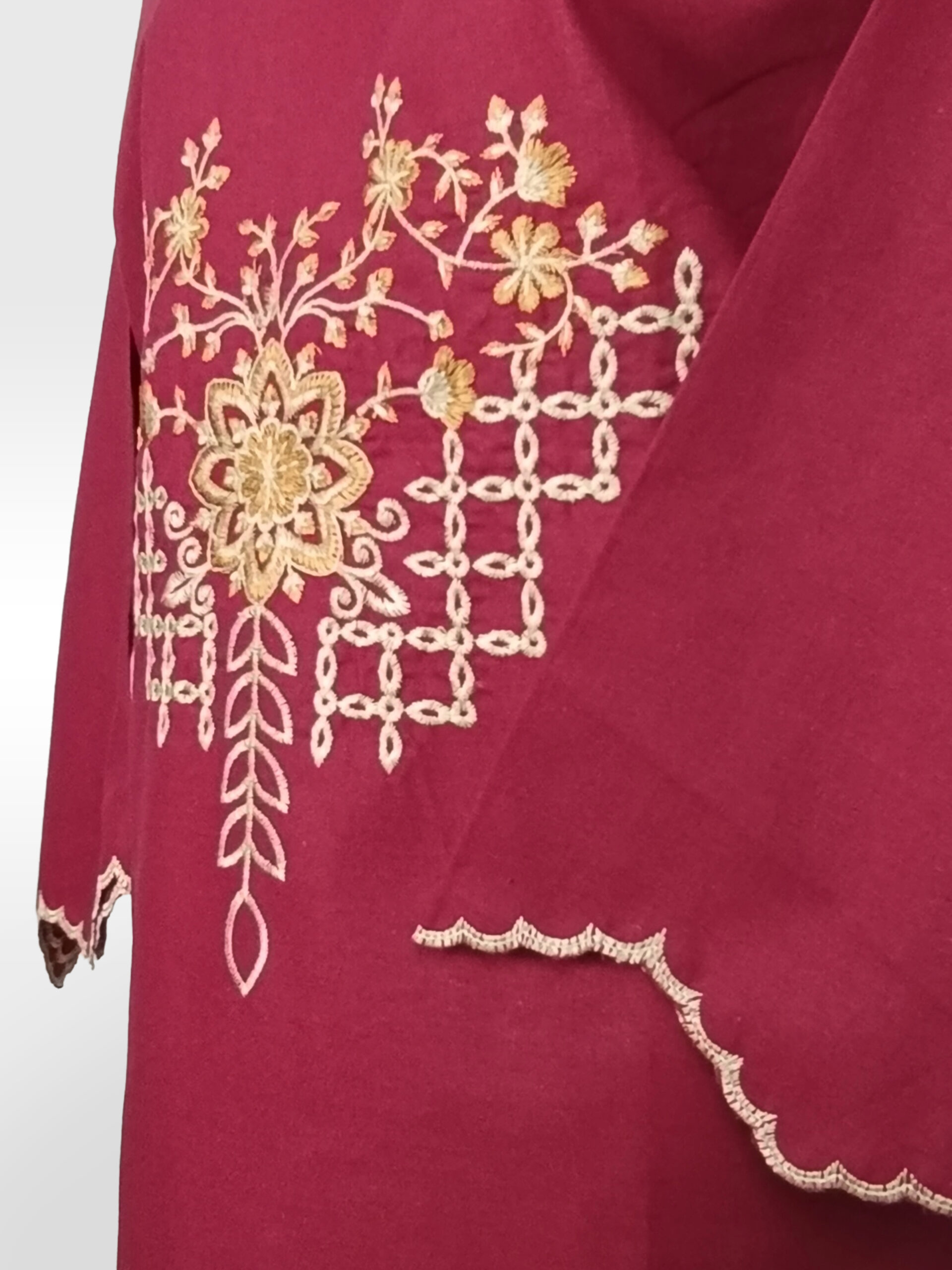 Cotton Embroidered Kurti ZZMEP1P-25108 - Image 2